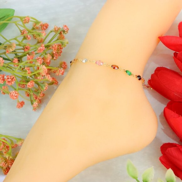 "New Beautiful Design Anklet for Women/Girls, Gift, A798 - Picture 9 of 9